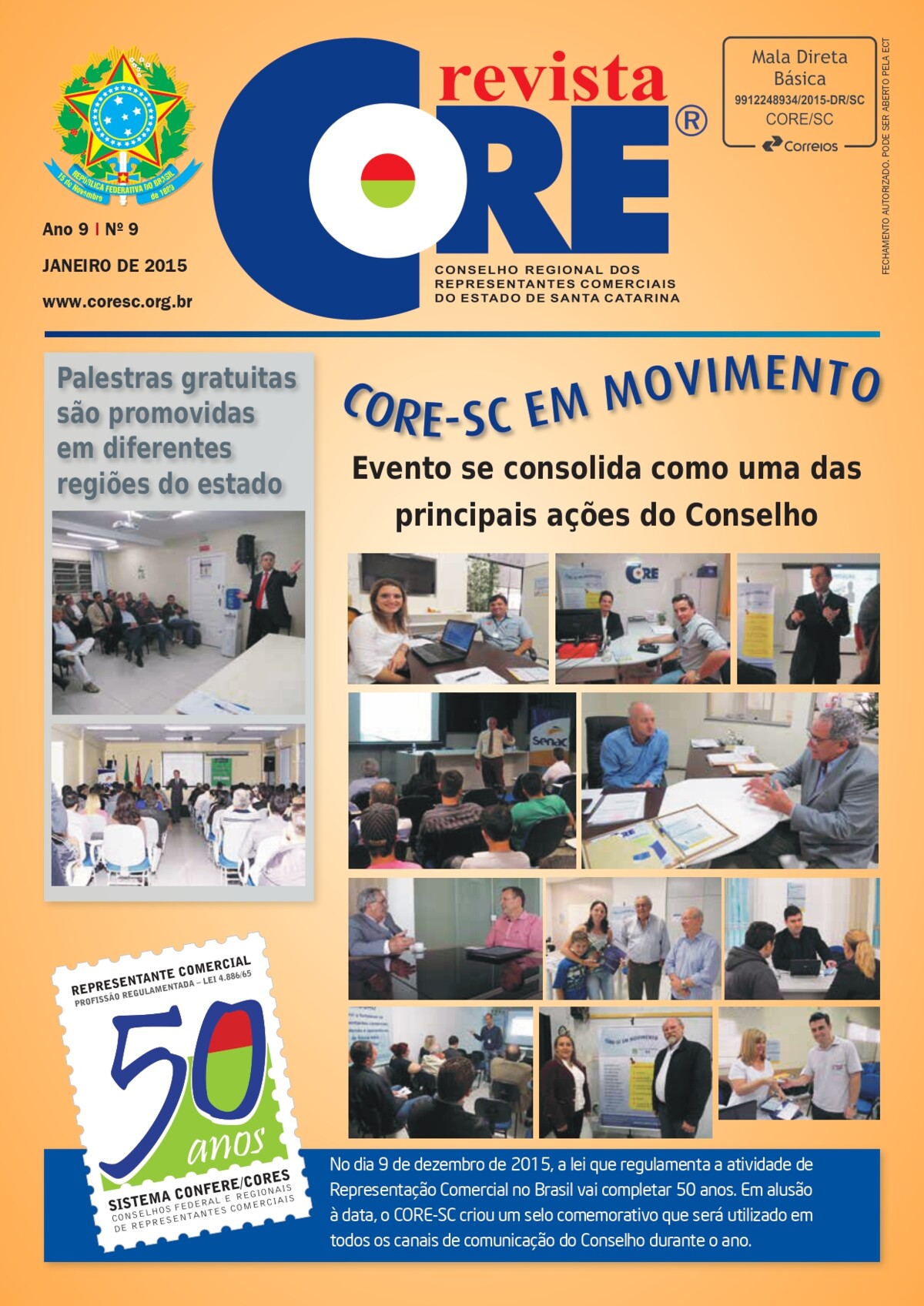 REVISTA CORE-SC Nº 9 - 2015